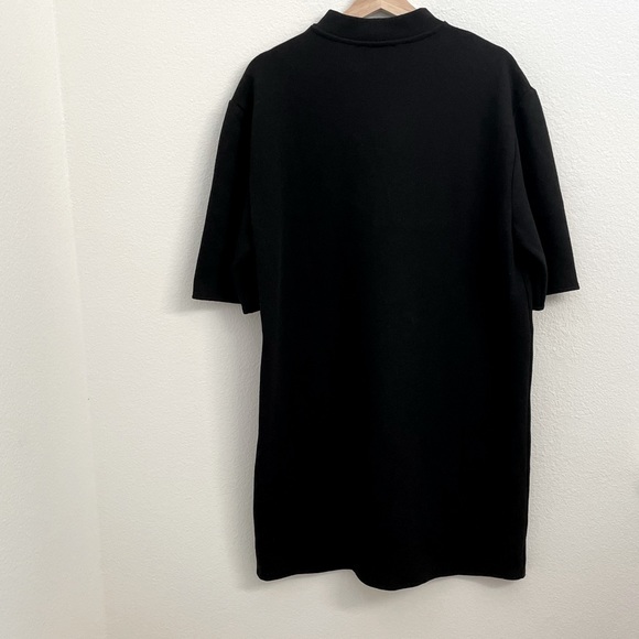 ZARA Textured Weave Dress Black - Picture 9 of 10